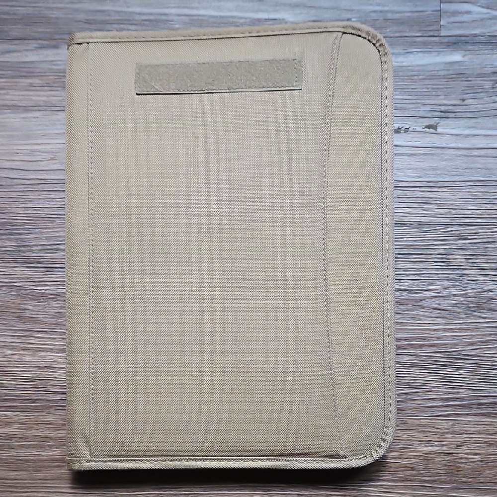 Alpha Code Tan Organizer/Tablet Case